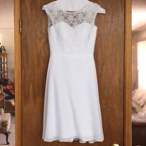 Short White Wedding Dress